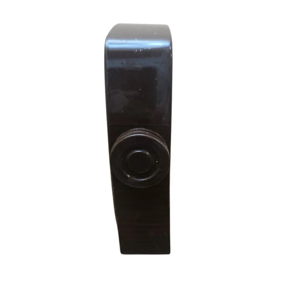 80s Square Vanity Mirror Magnified Side Brown‎ Plastic Stand Adjustable Tilt